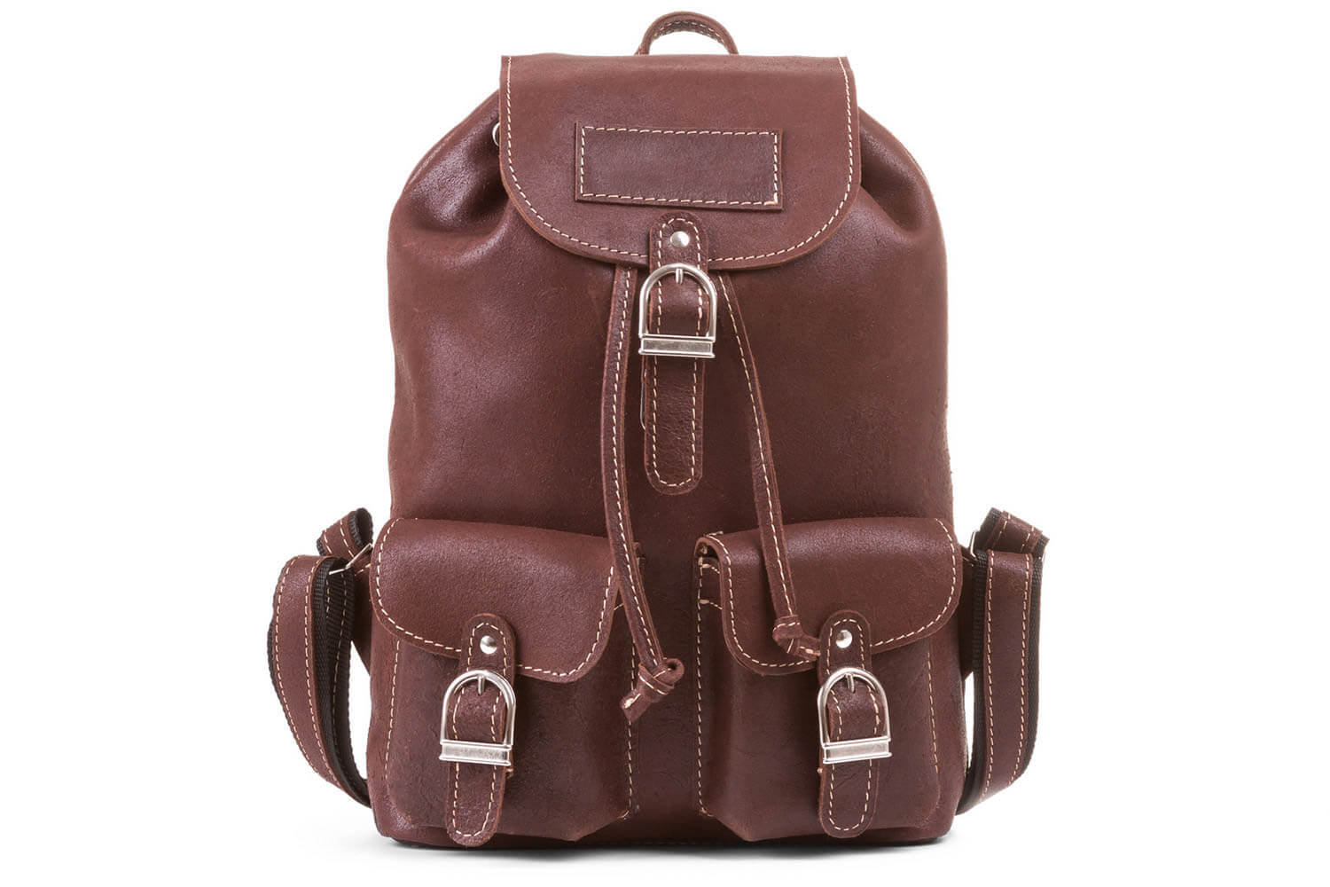 Leather backpack